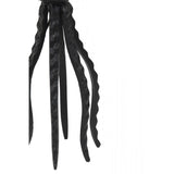 Octopus Matte Black Metal Candle Holder 12x25cm