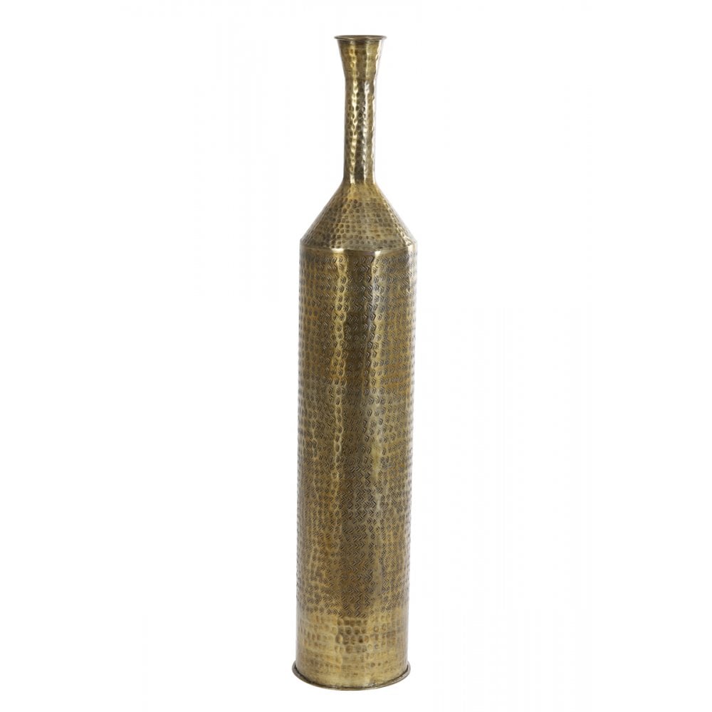 Antique Bronze Tall Vase Deco 20x107cm