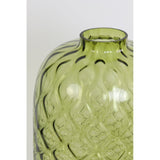 Elegant Olive Green Carino Glass Vase - 34x50cm