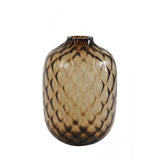 Elegant Carino Glass Vase - 42cm, Brown