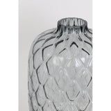 Elegant Grey Glass Vase, 29x42cm - Carino Collection