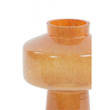 Elegant 23.5x29.5cm Peach Glass Vase