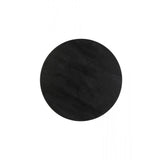 Black Bicaba Wood Round Side Table - 60x36cm