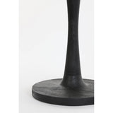 Bicaba Black Wood Round Side Table 50x55cm