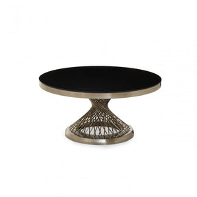 Anzio Silver Frame Coffee Table, Silver