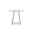 Metropolitan Round Glass Dining Table