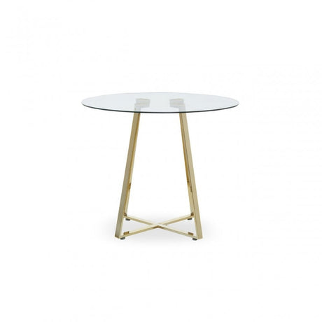 Metropolitan Round Glass Dining Table