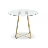 Metropolitan Round Glass Dining Table
