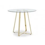 Metropolitan Round Glass Dining Table