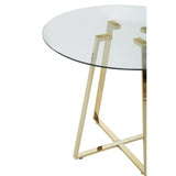 Metropolitan Round Glass Dining Table