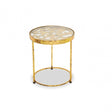Rabia Butterfly Side Table, Gold