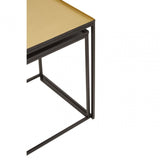 Rabia Nest Of 2 Tables, Gold