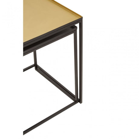 Rabia Nest Of 2 Tables, Gold