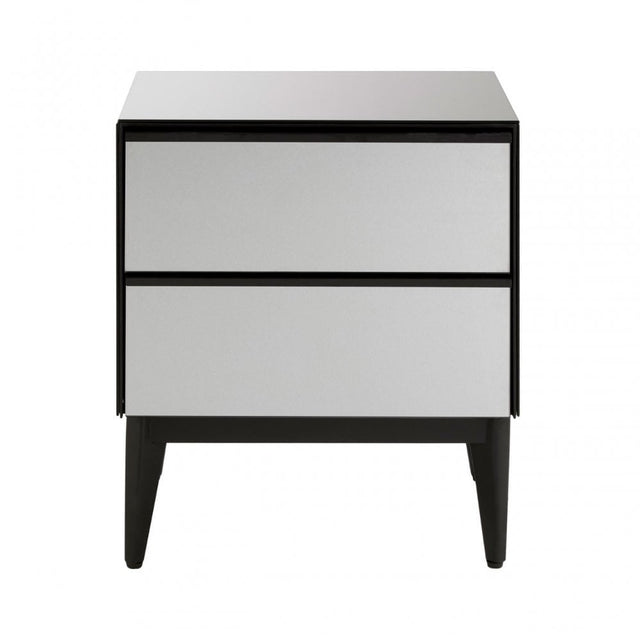 Rovigo 2 Drawer Chest, Black