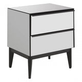 Rovigo 2 Drawer Chest, Black