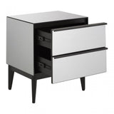Rovigo 2 Drawer Chest, Black