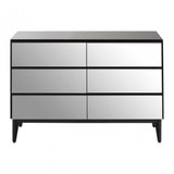 Rovigo 6 Drawer Chest, Black
