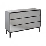 Rovigo 6 Drawer Chest, Black
