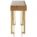 Rivoli Console Table, Gold