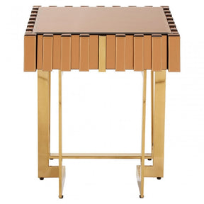 Rivoli Side Table, Gold