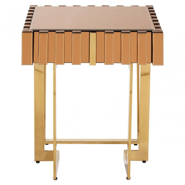 Rivoli Side Table, Gold