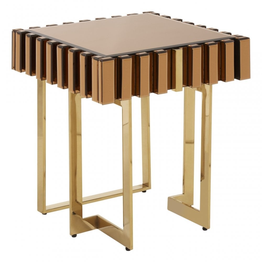 Rivoli Side Table, Gold
