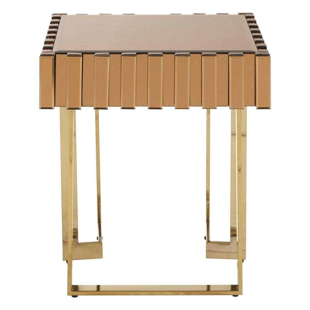 Rivoli Side Table, Gold