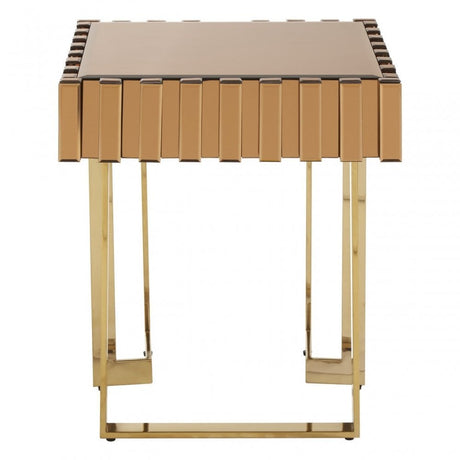 Rivoli Side Table, Gold