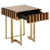 Rivoli Side Table, Gold