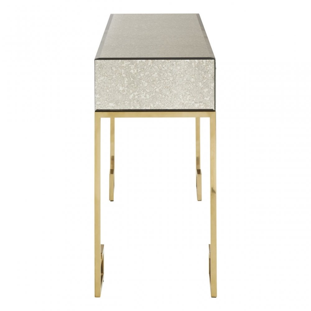 Rieti Console Table, Gold