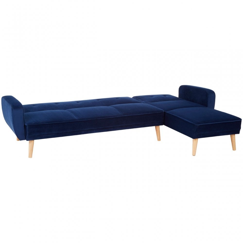 Serene 3 Seat Navy Sofa Bed, Blue