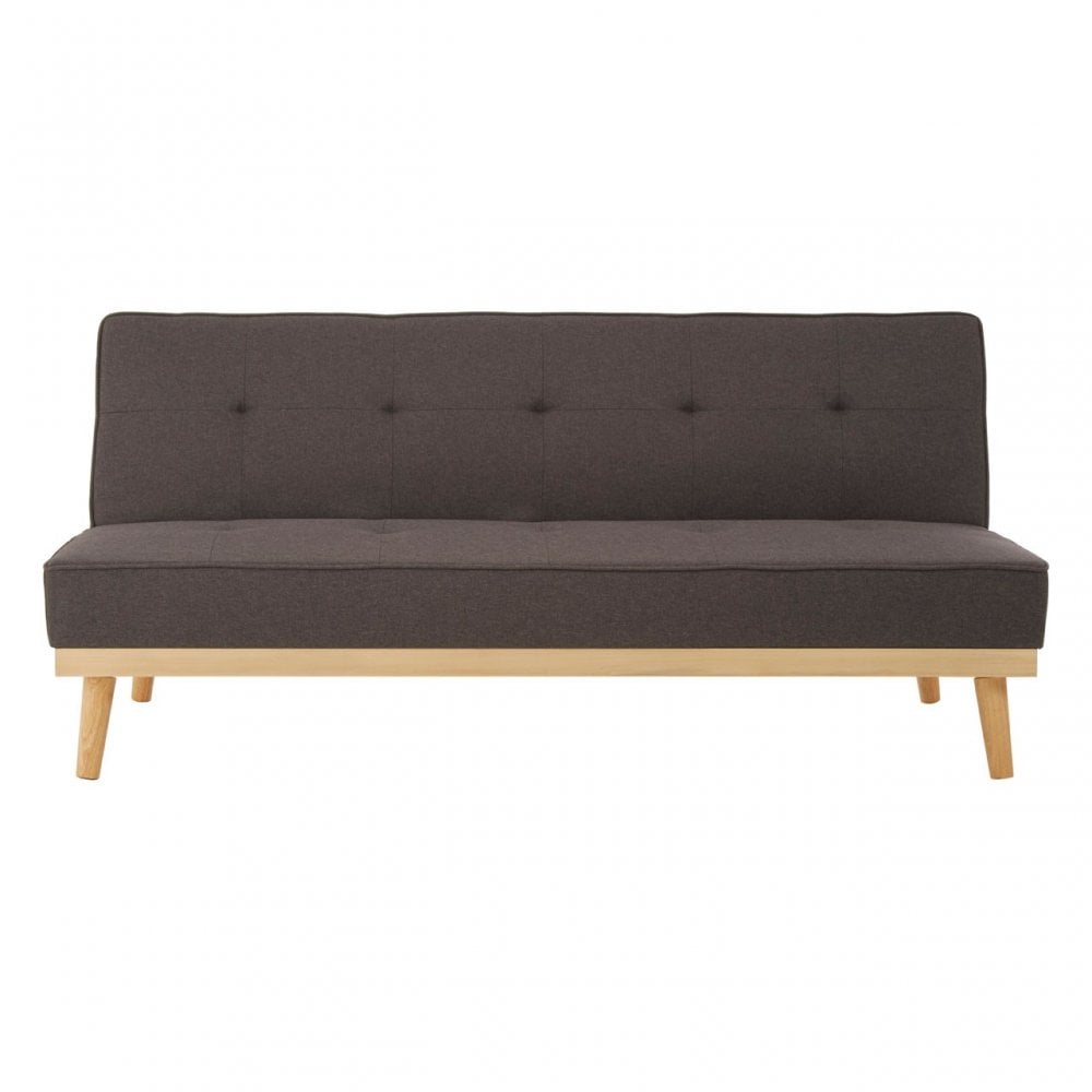 Stockholm 3 Seat Grey Sofa Bed, Grey