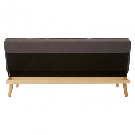 Stockholm 3 Seat Grey Sofa Bed, Grey