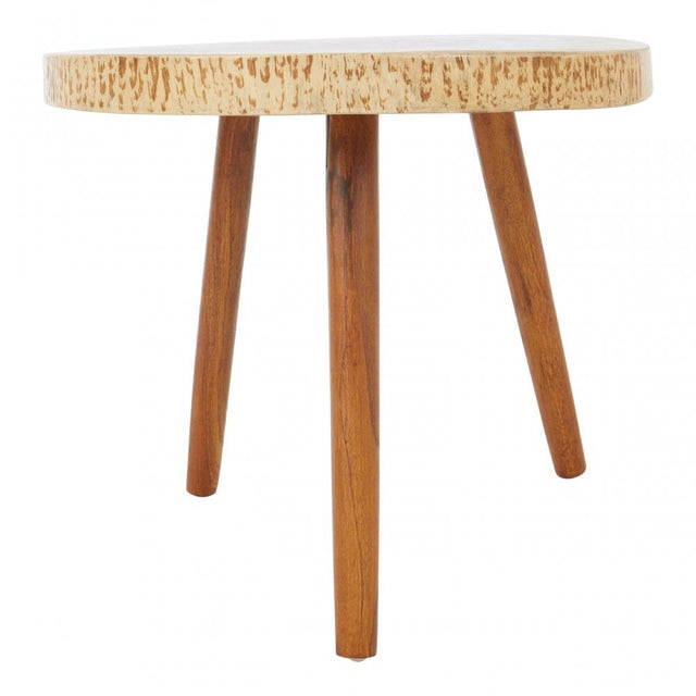 Surak Sonokeling Wood Top Side Table, Brown