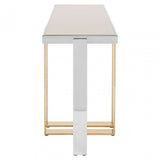 Demas Console Table, Gold