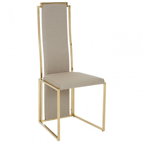 Deana Dining Chair, Gold