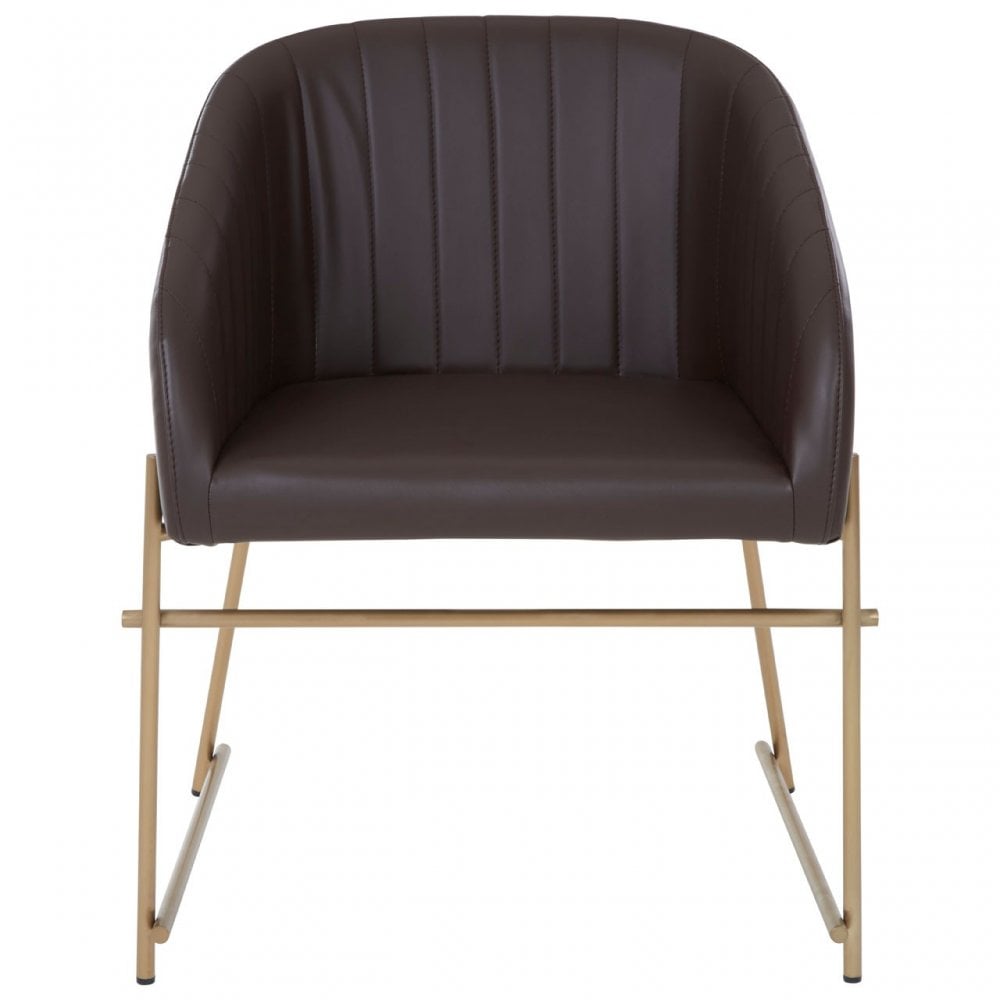 Delta Dining Chair, Brown