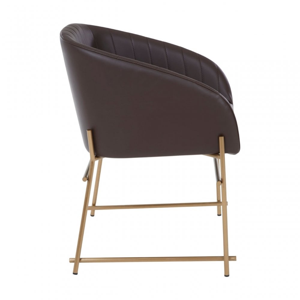 Delta Dining Chair, Brown