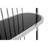 Horizon Silver Cage Design Bookshelf, Silver