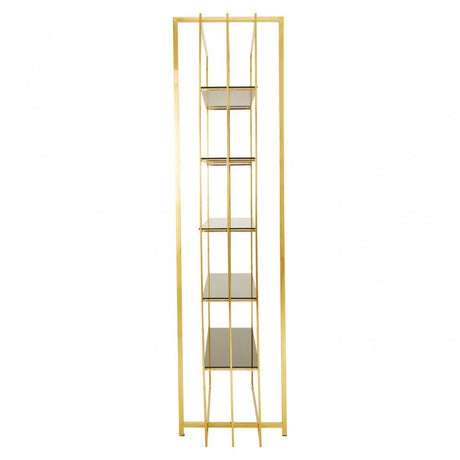 Horizon Rectangular Bookshelf, Gold