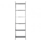 Horizon Silver Tiles Design Bookshelf, Silver