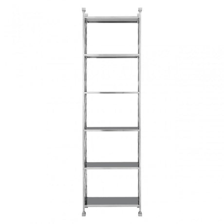 Horizon Silver Tiles Design Bookshelf, Silver