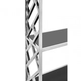 Horizon Silver Tiles Design Bookshelf, Silver