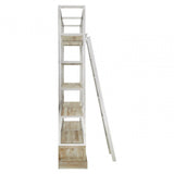 Richmond Display Unit With Ladder, Brown