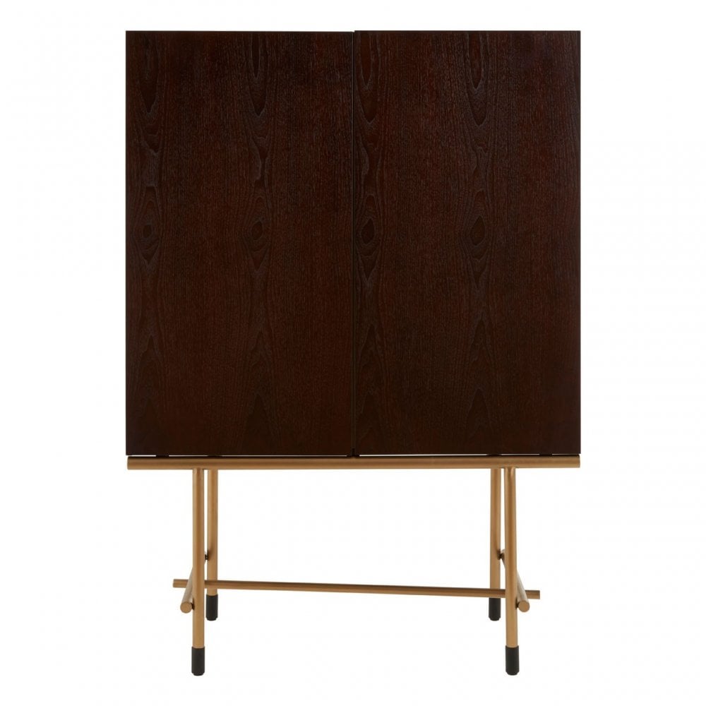 Delta Wine Cabinet, Brown