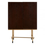 Delta Wine Cabinet, Brown