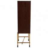 Delta Wine Cabinet, Brown
