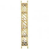 Horizon Brick Design Bookshelf, Gold