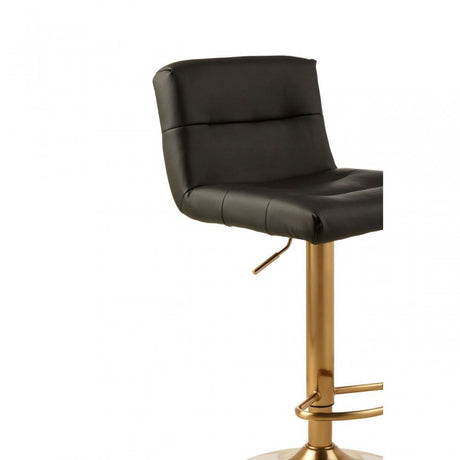 Baina Black Seat Bar Stool, Black