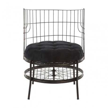 Mantis Black Finish Chair, Black